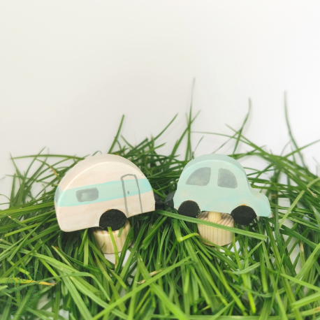 Houten Steker | Caravan