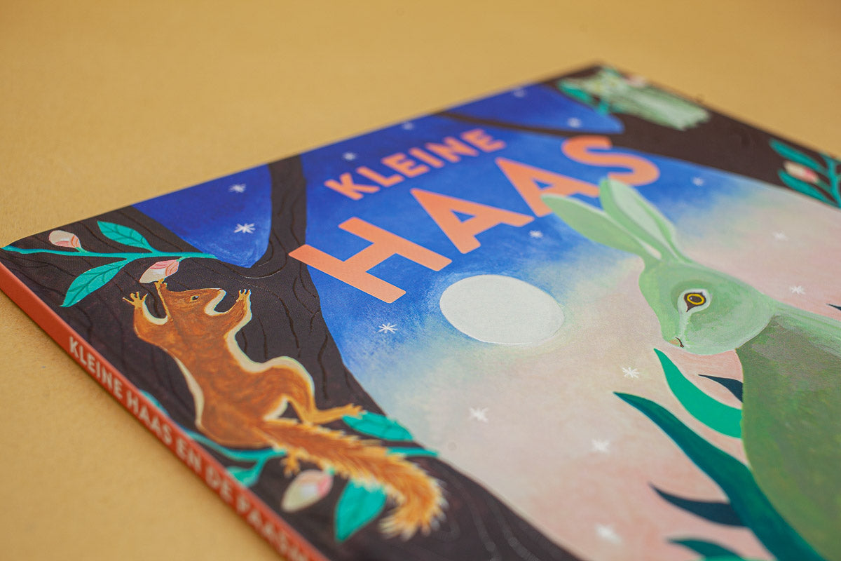 Kleine haas en de paasmaan