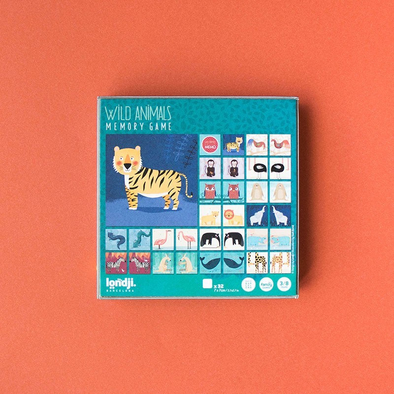 Memory Game | Wild Animals (3+)