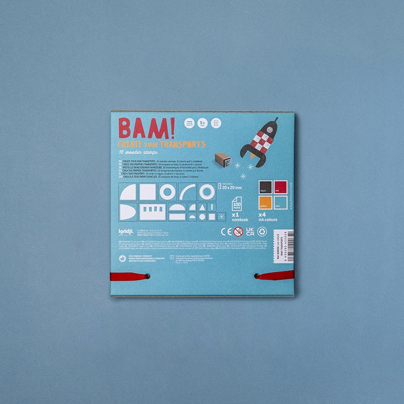 BAM! Stamps | Create Your Transports (5+)