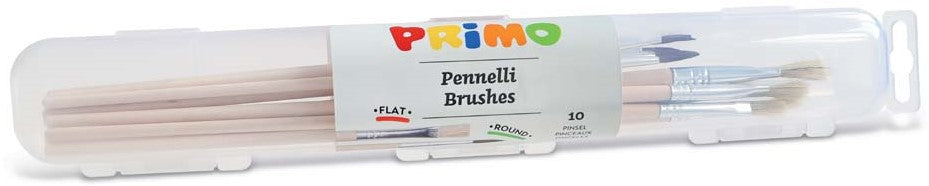 Kwasten Ponyhaar Plat & Rond (10)