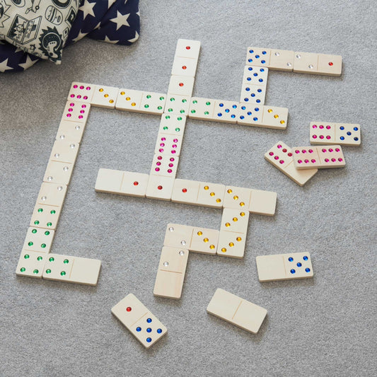 XL Domino met Edelstenen (2+)