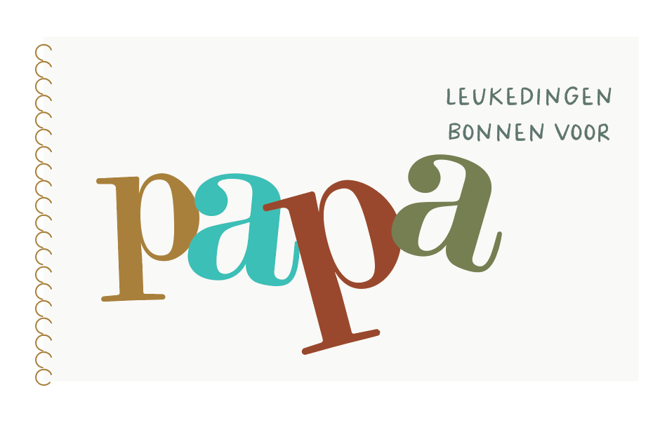 Leukedingenbonnen voor papa