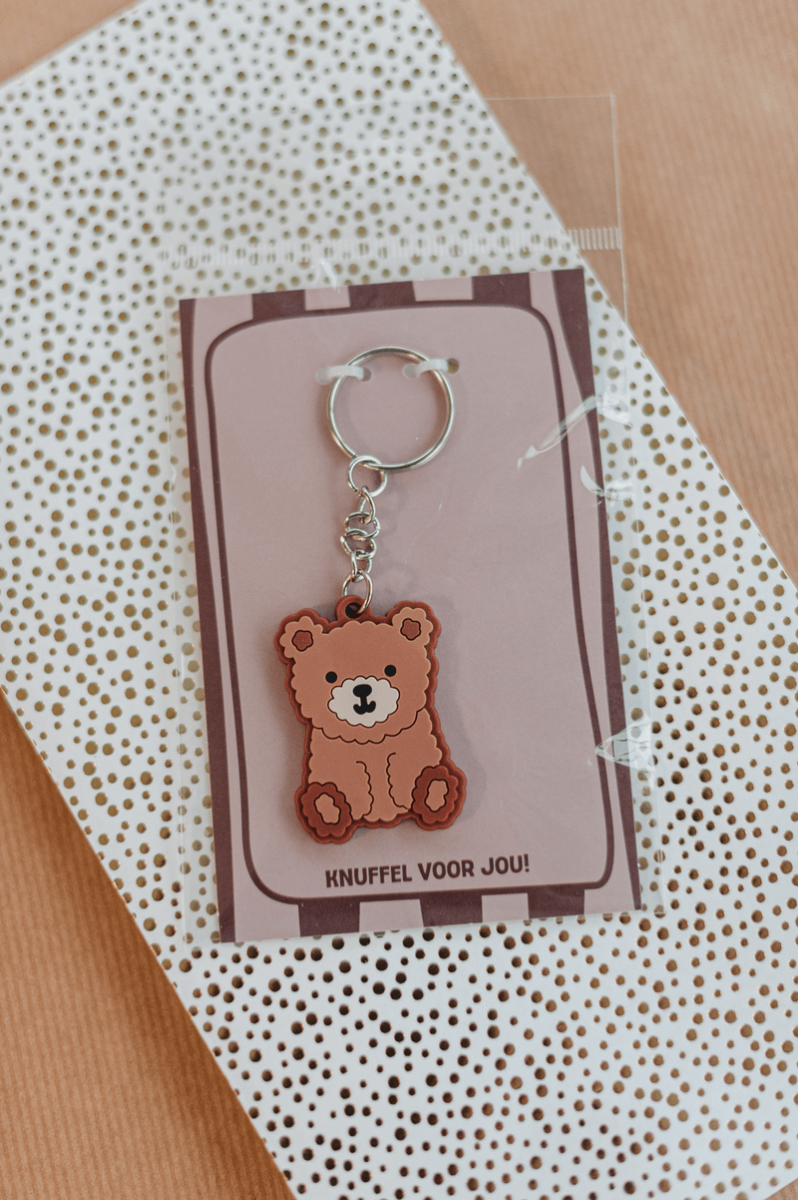 Sleutelhanger | Beertje - Knuffel voor jou!