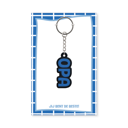 Sleutelhanger | Opa - Jij bent de beste!