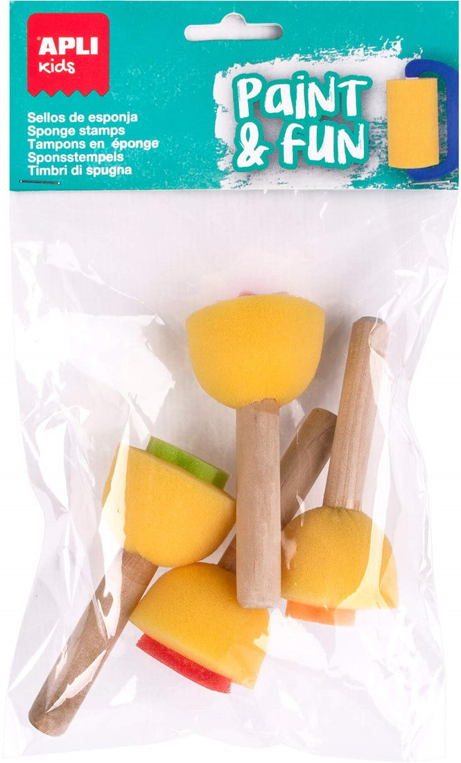 Sponsstempels met Houten Handvat