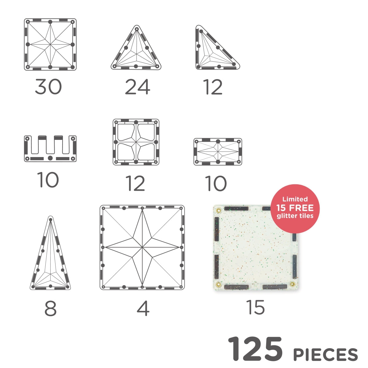 Inventive Pack Intense (110 + 15 GRATIS GLITTERTEGELS)