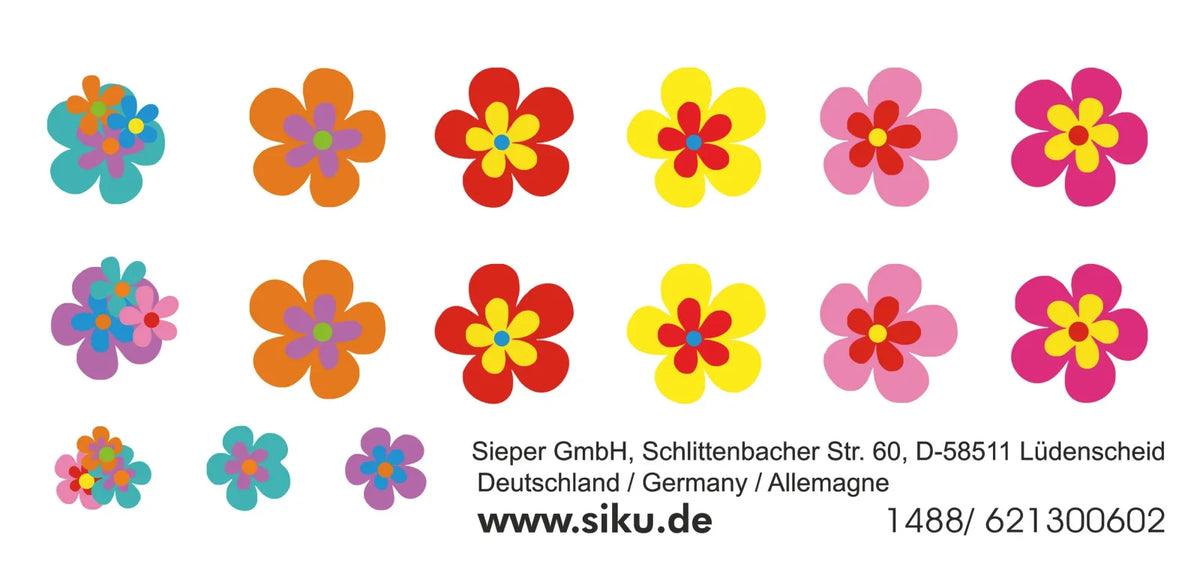 VW The New Beetle Pink (met bloemenstickers)