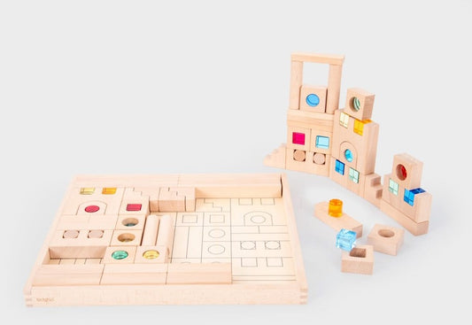 Houten & Juwelen Bouwblokken