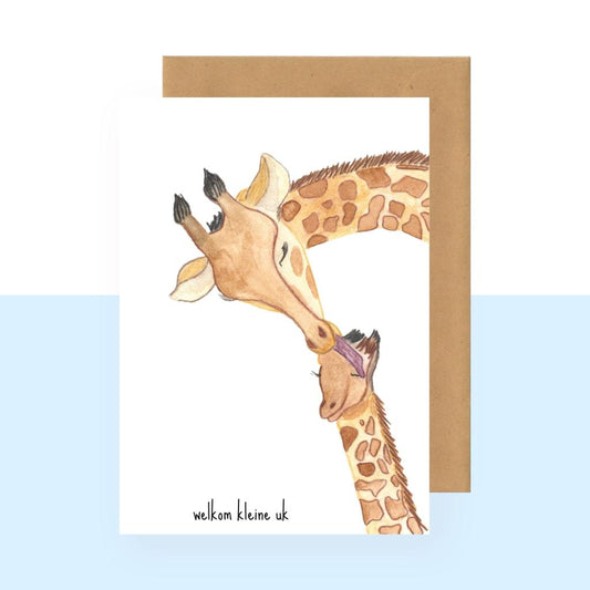 Wenskaart | Welkom kleine uk