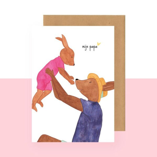 Wenskaart | Mijn papa