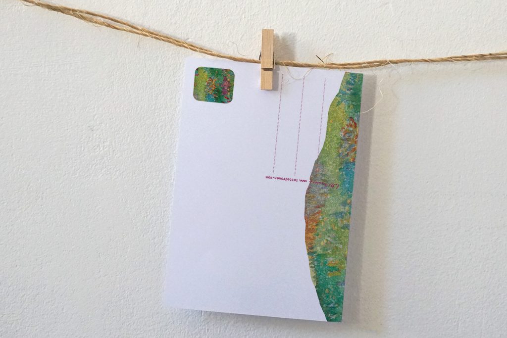 Ansichtkaart | Beer op bakfiets