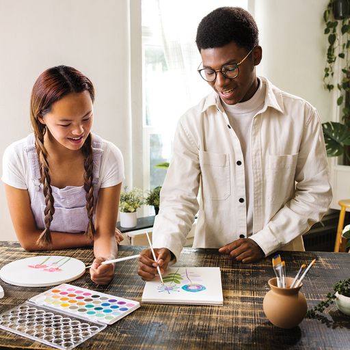 Penselen | Watercolor Paint Brush Set (6+)