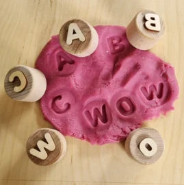 Stempelset | Alfabetletters (dubbelzijdig)