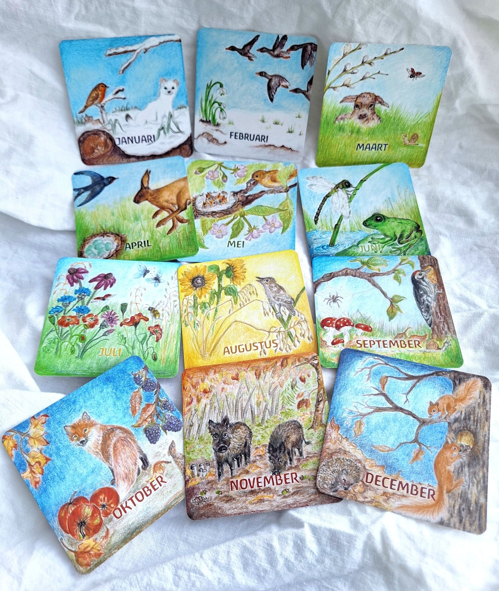 Kaartenset | Voor elke Maand een Kaartje (12)
