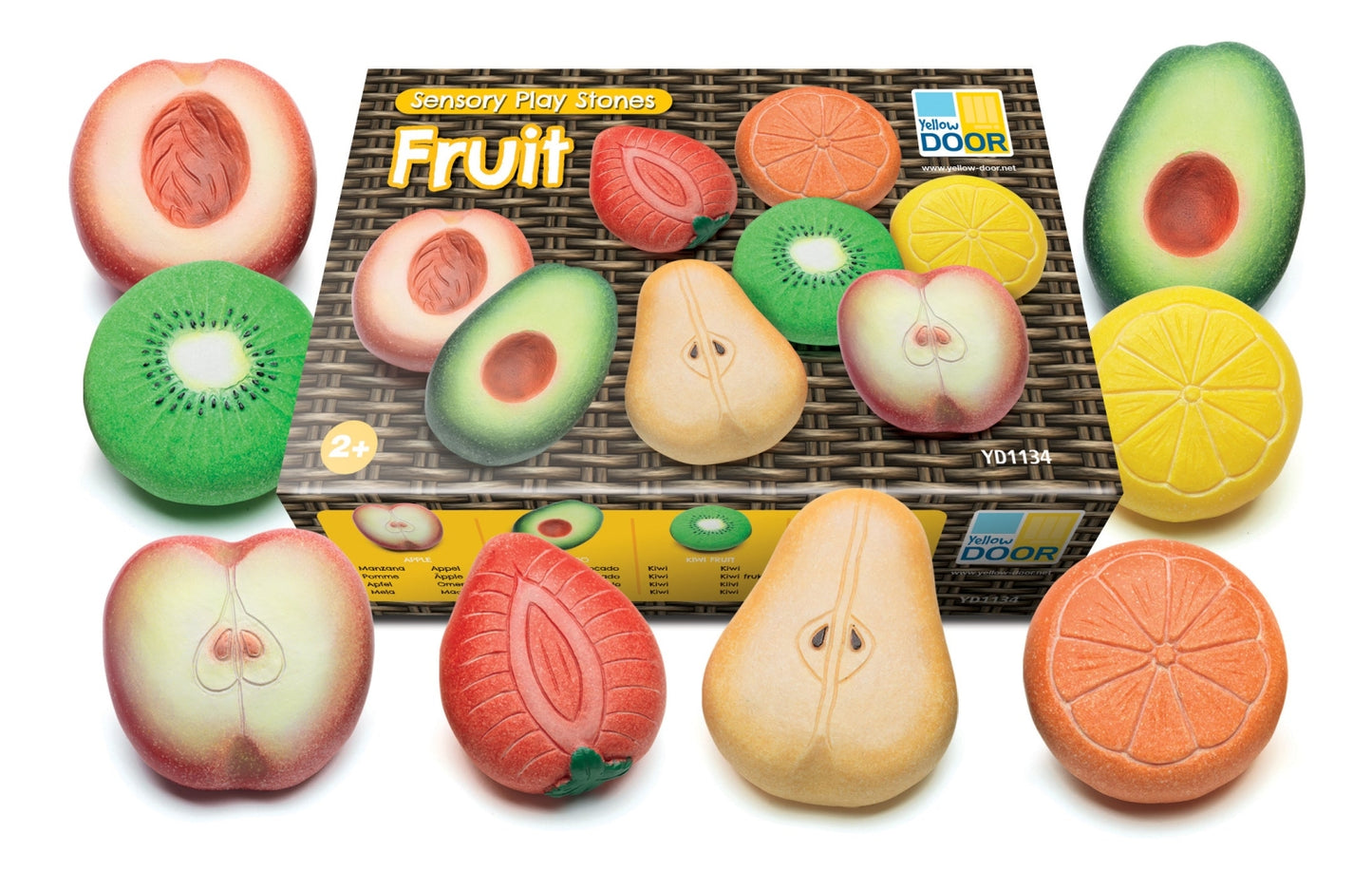 Sensory Play Stones | Fruit