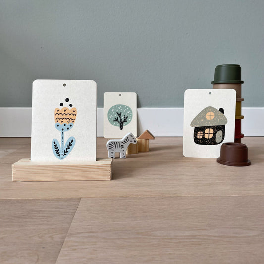 Flashkaarten | Eerste Woordjes (op = op)