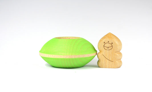 Ufo met Aliën | Lichtgroen (op = op)