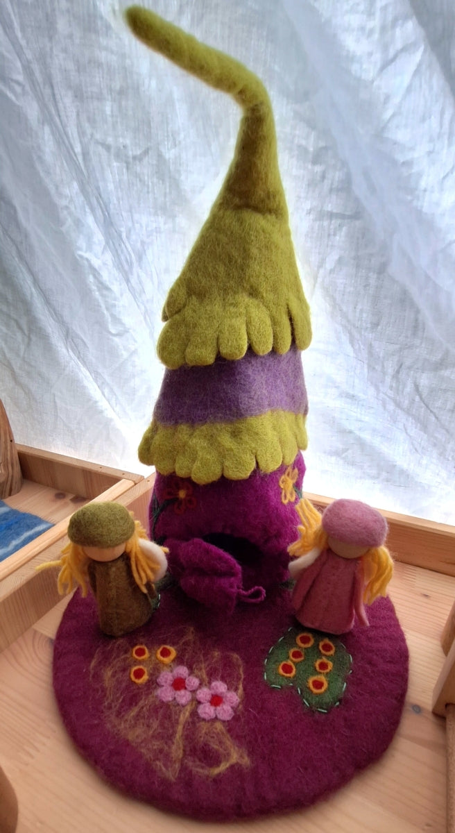 Wolvilten Boshuisje | Bloemenhuisje (2-delig)