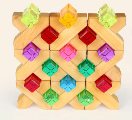 Lucent Cubes | XL Regenboog (24) (op = op)