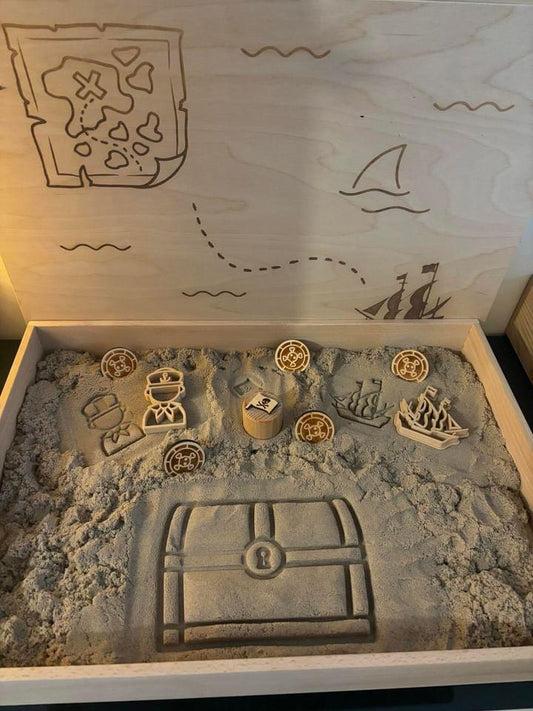 Speelbak 't Speelschip op Schattenjacht (met deksel) (op = op)