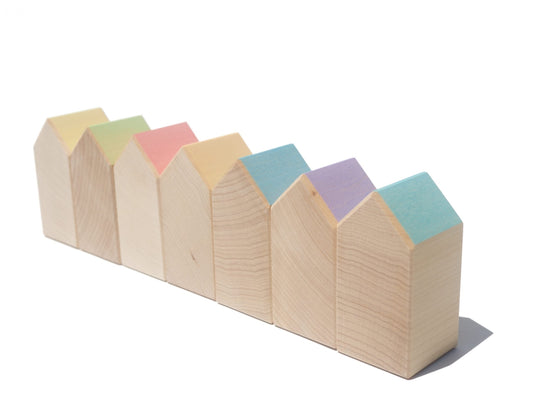 Huisjes | Pastel