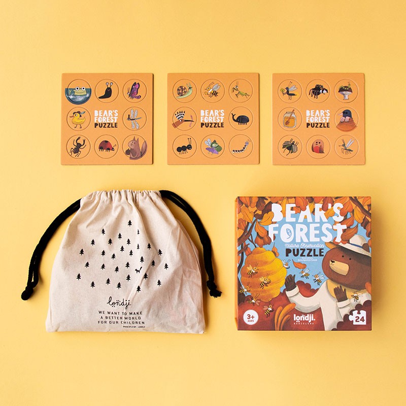 Puzzel | Bear's Forest (zoek & vind) 3+