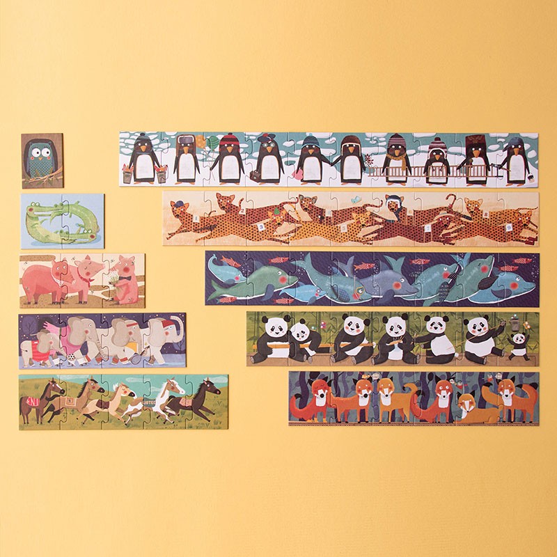Puzzel | 10 Penguins (10 puzzels)