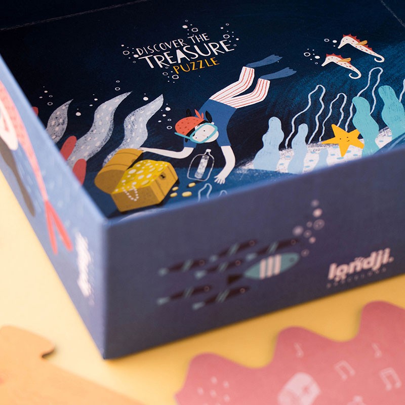 Puzzel | Discover the Treasure (4 puzzels) 3+