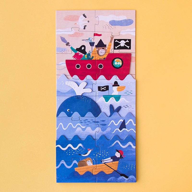 Puzzel | Discover the Treasure (4 puzzels) 3+