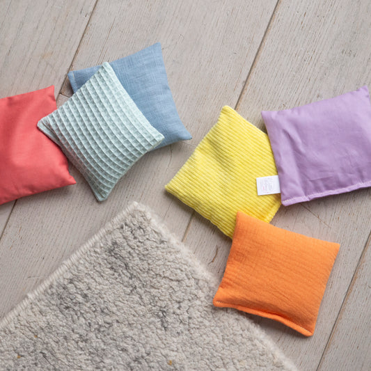 Sensorische Pittenzakjes | Pastel (Stapelstein set)