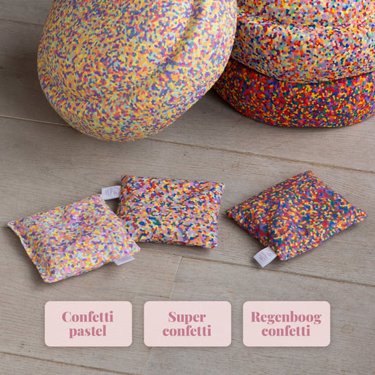 Sensorisch Pittenzakje Los | Super Confetti (Stapelstein)