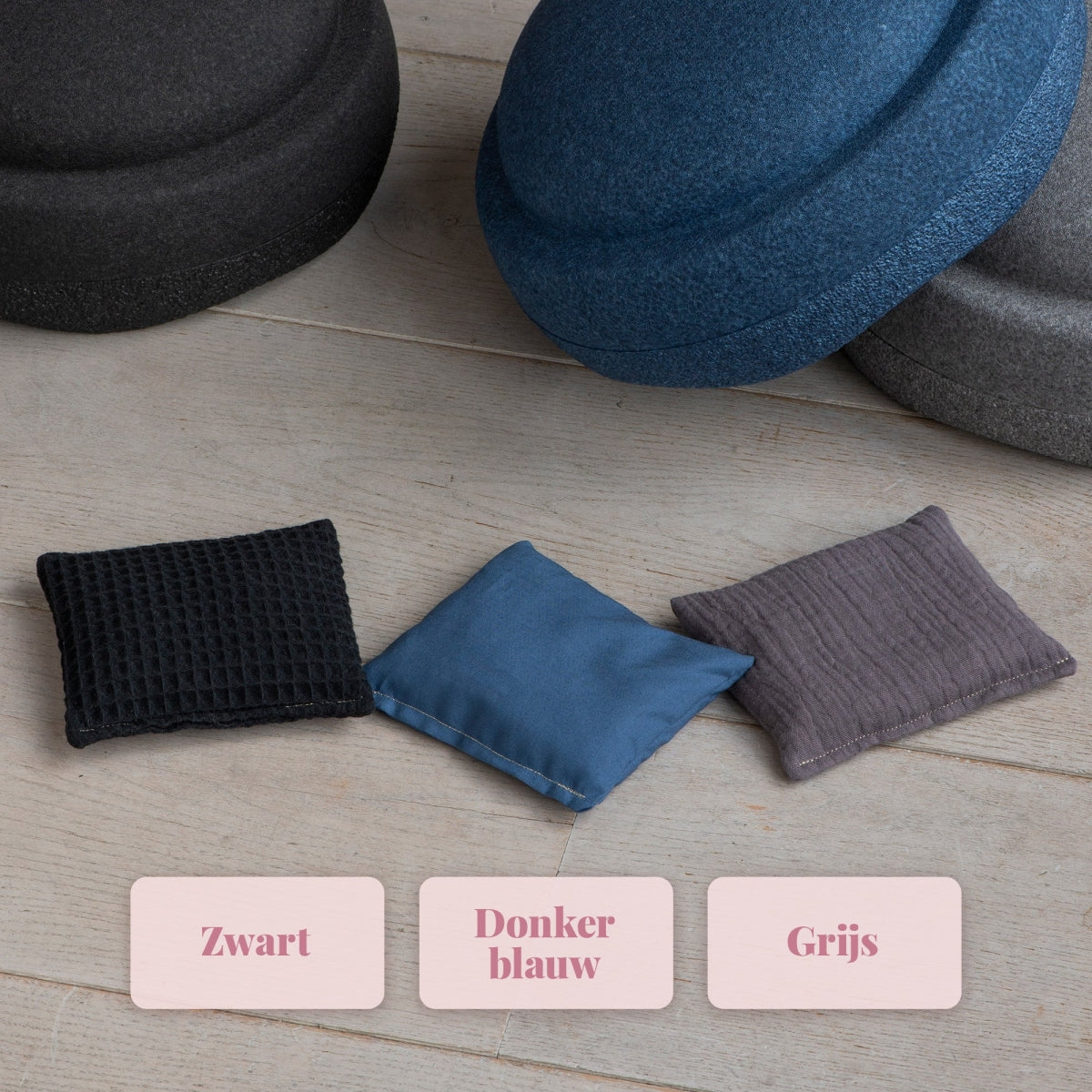 Sensorisch Pittenzakje Los | Zwart (Stapelstein)