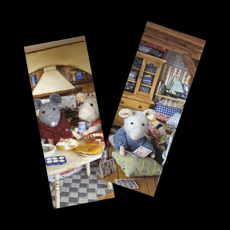 Muizendeurtje met ladder en brievenbus