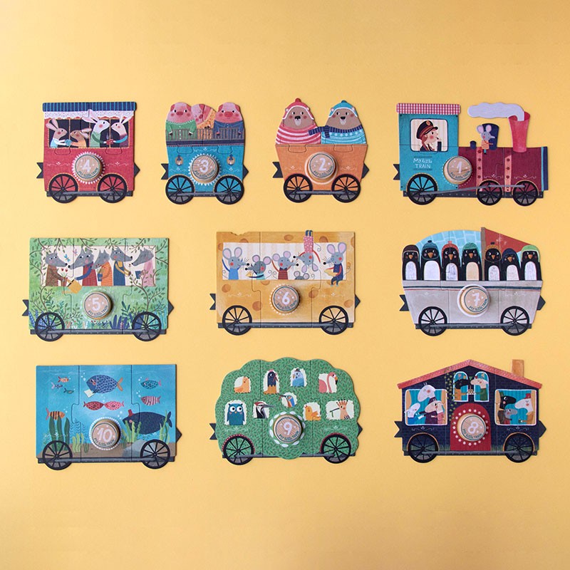 Puzzel | My Little Train (10 puzzels) 2+