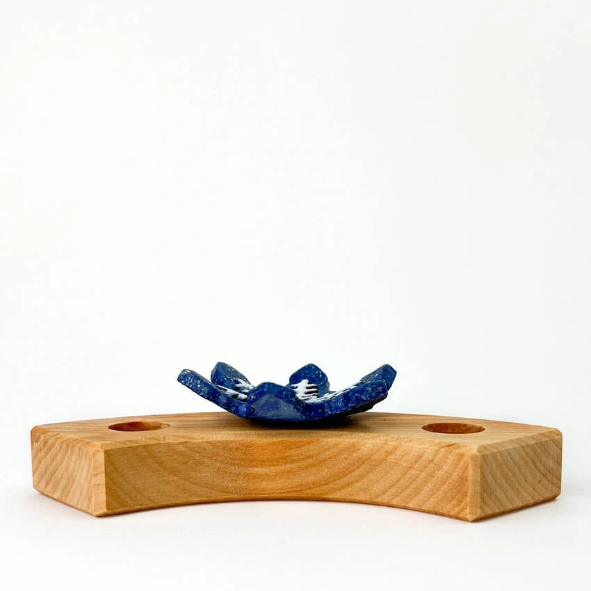 Keramieken Steker | Sneeuwkristal Schaaltje