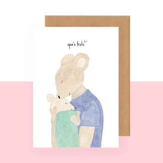 Wenskaart | Opa's trots