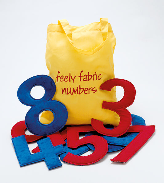 Feely Fabric Numbers (10 grote stoffen cijfers)