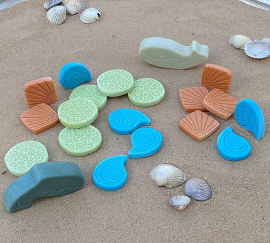 Scenery Stones 'Ocean' (18 stenen)