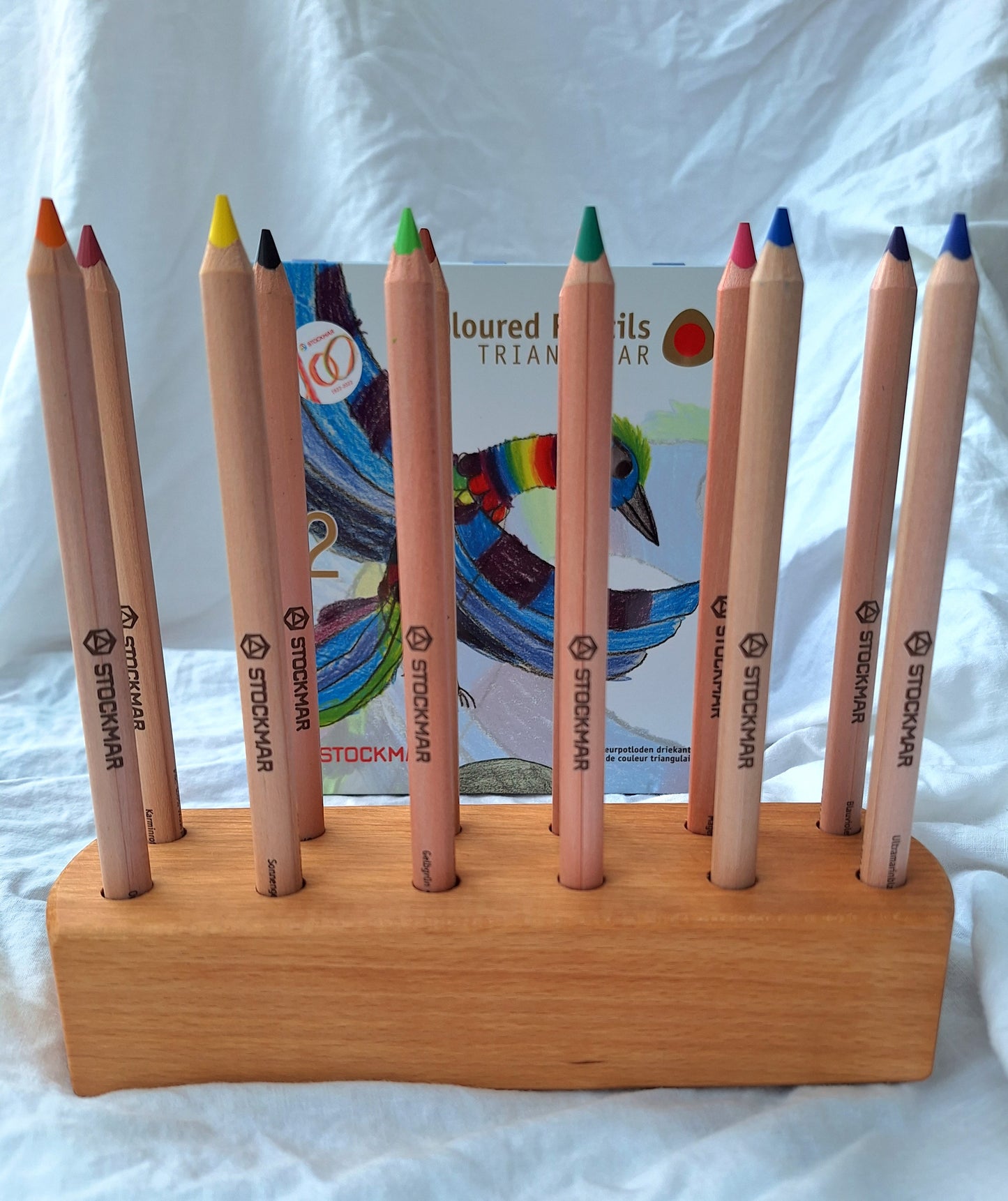 Driekantige Kleurpotloden (12 kleuren + 1 potlood)