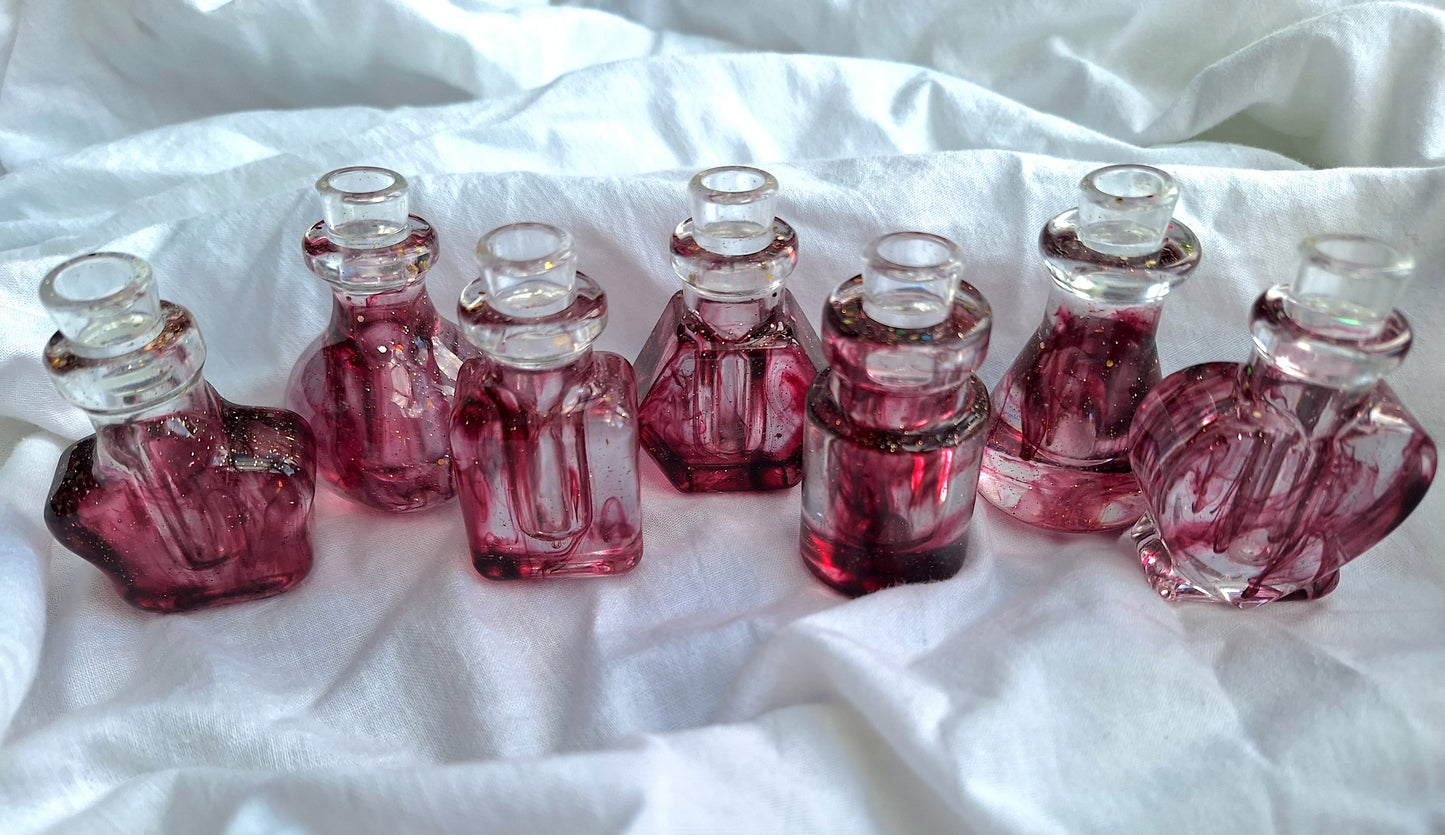 Potion Play Mini Bottles 'Sprookjes Roze' (7 verschillende toverflesjes)