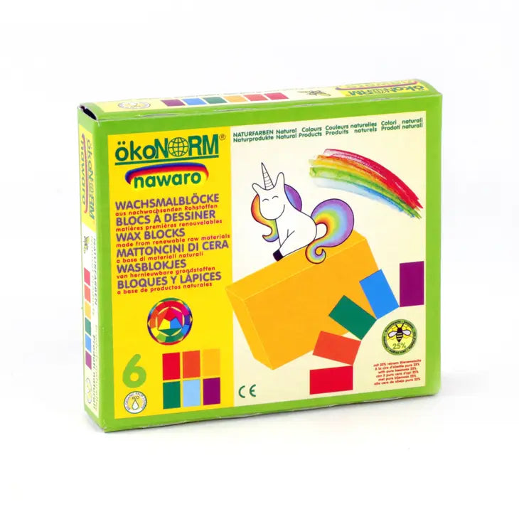 ökoNORM Wasblokjes 'Unicorn' (6 kleuren)