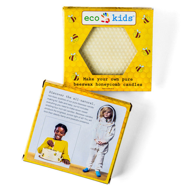 eco-kids Knutselkit 'Maak je eigen bijenwaskaarsen' (7 kaarsen)