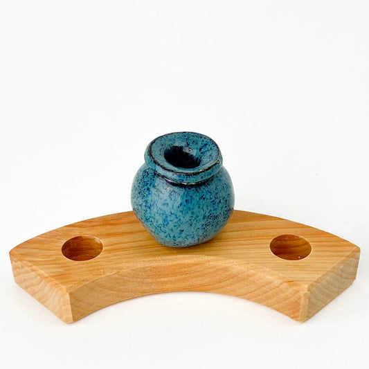 Steker | Blauw Kraagvaasje