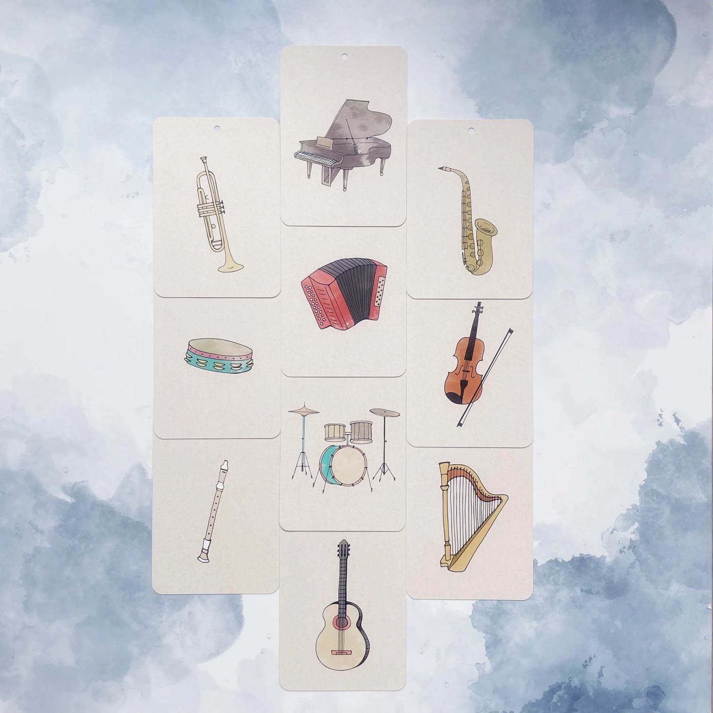 Flashkaarten 'Muziekinstrumenten'