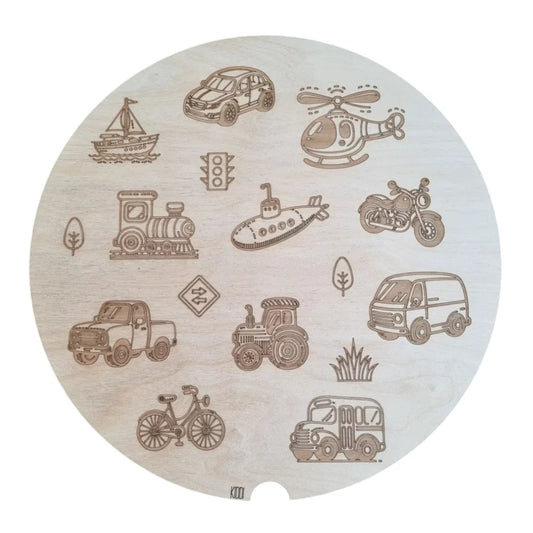 Playplate (2in1) | Voertuigen