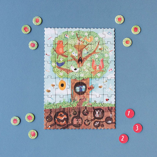 Puzzel | Tiny Puzzle Pommier (leren tellen)