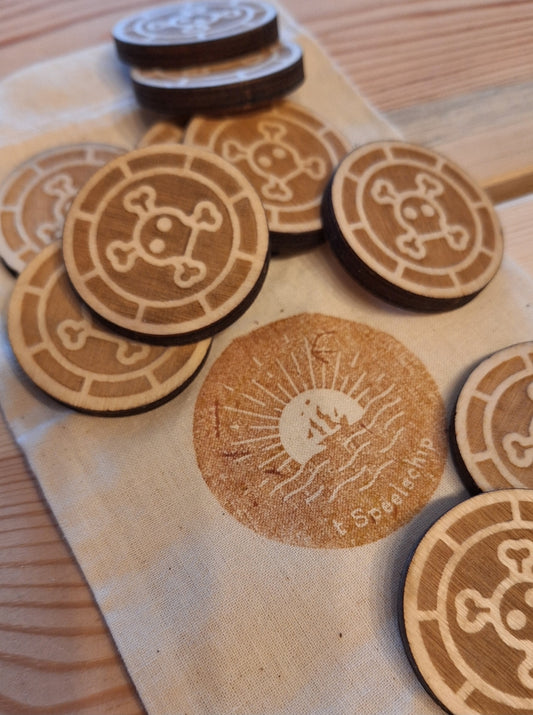 Zakje Piratenmunten (10)