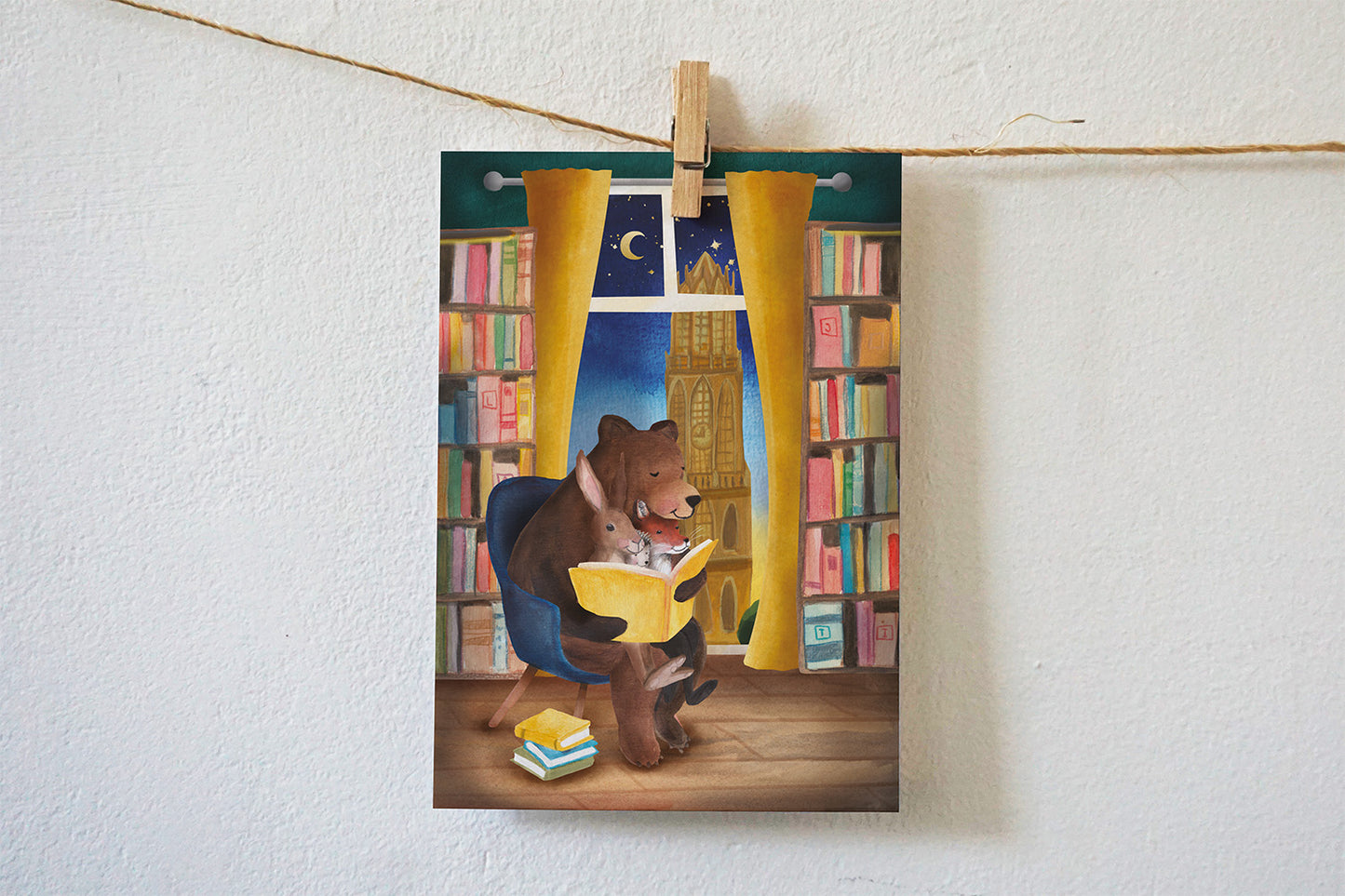 Ansichtkaart | Lekker lezen