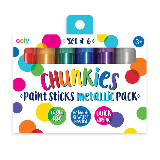 Verfstiften | Chunkies Paint Sticks Metallic (3+)